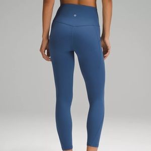 NWT Lululemon Align High Rise 25” Pant with Pockets Sz 16 Teal Blue